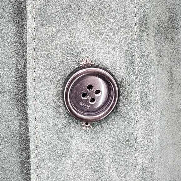 Ami Alexandre Mattiussi Men's 100% Goat Suede Button Front Jacket - XXL - Picture 6 of 12